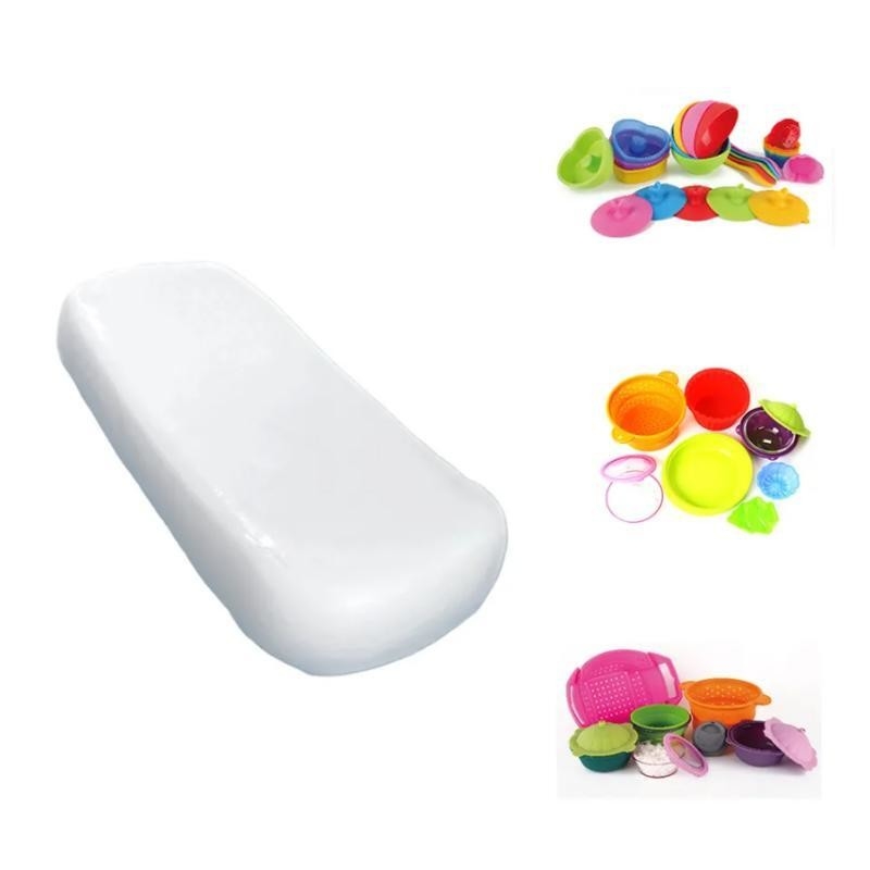 6.5Mpa FDA ha certificato la gomma traslucida dell'elastomero di silicone per articolo da cucina e gli utensili da cucina