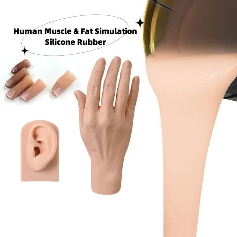muscolo umano 4.0Mpa e gomma di silicone grassa dell'elastomero di simulazione per la fabbricazione artificiale degli arti