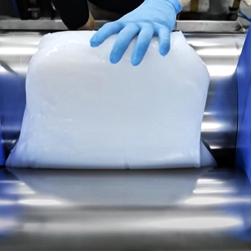 la tensione di 7.5Mpa 8% ha messo la gomma di silicone bianca del silicone di MVQ 6.5Mpa per le parti automobilistiche