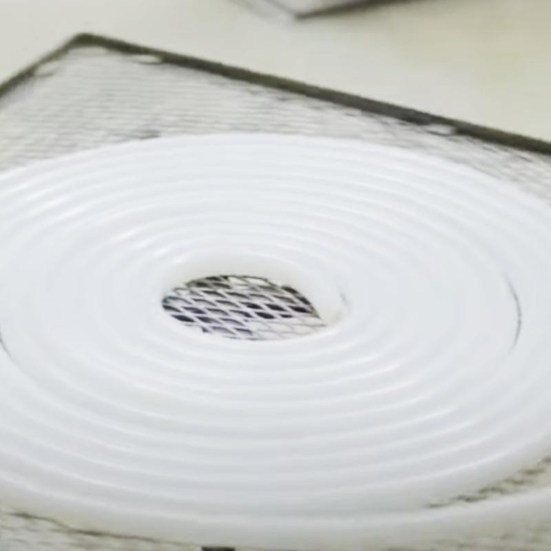 Gomma di silicone bianca neutrale del silicone 7.5Mpa di odore e di gusto MVQ per l'estrusione