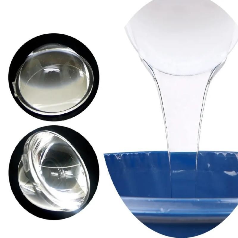 Gomma di silicone trasparente FDA 500% gomma di silicone fumata senza colore
